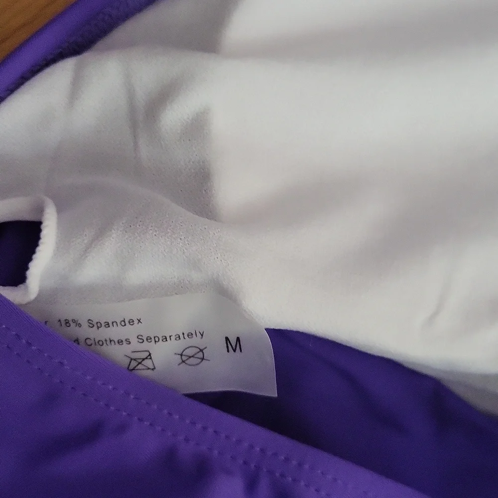 NWOT Vibrant Purple One-Shoulder Swimsuit - Picture 12 of 12
